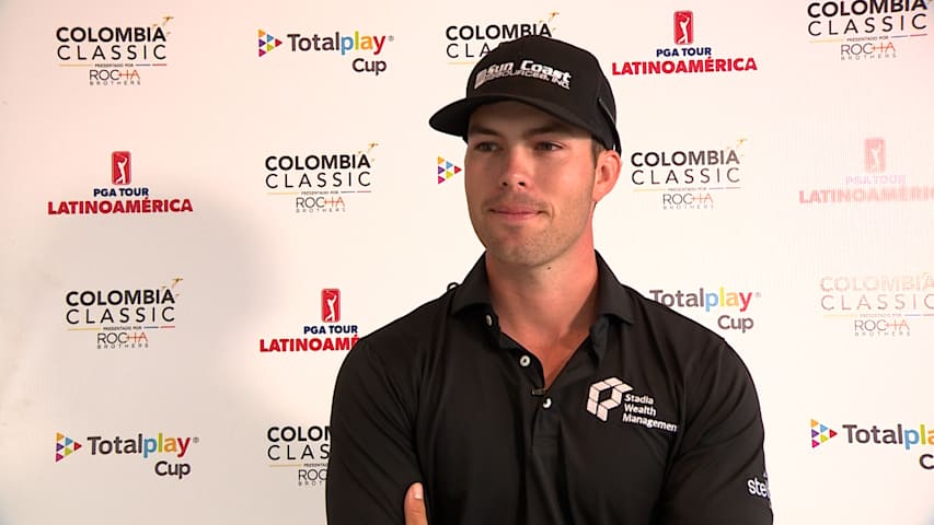 Walker Lee interview after winning the Colombia Classic