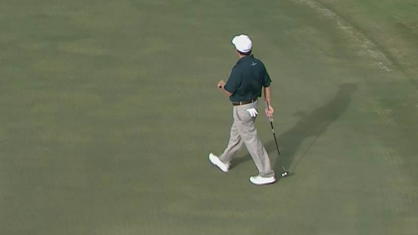 Jeff Sluman birdies No. 14 at Mitsubishi Electric Championship