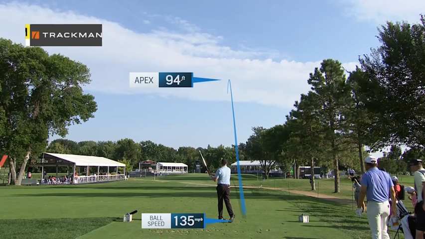 Michael Wright's quality tee shot leads to birdie at Sanford International