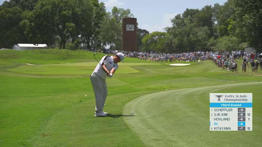 Sungjae Im sinks 35-foot birdie putt on No. 1 at FedEx St. Jude