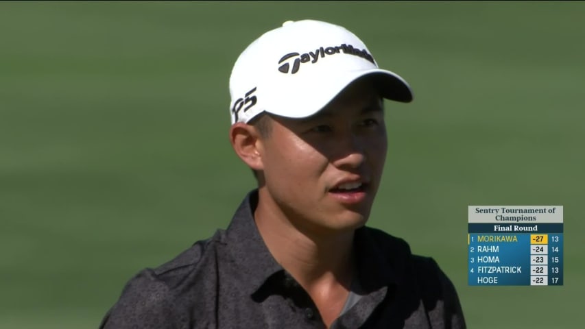 Rare bogeys cost Collin Morikawa his six-shot lead at Sentry