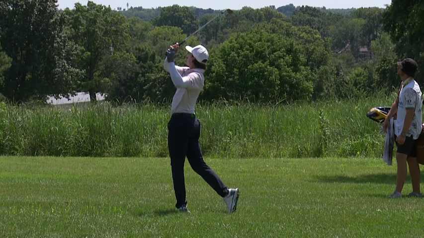 James Nicholas makes birdie on No. 11 at AdventHealth