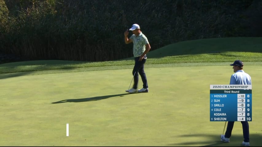 Mikumu Horikawa slams in lengthy putt for birdie at ZOZO CHAMPIONSHIP