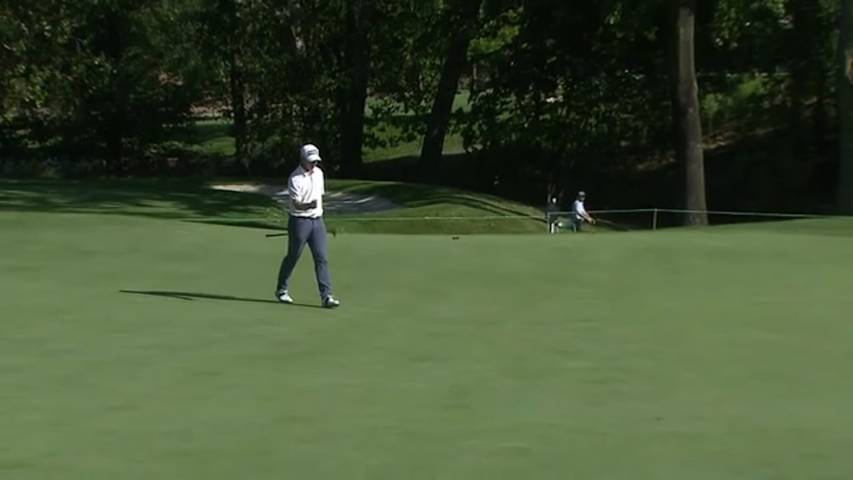 Joe Weiler curls in long-range birdie at Nationwide Children's