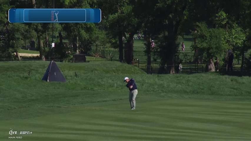 Ben Martin makes birdie on No. 9 at THE CJ CUP