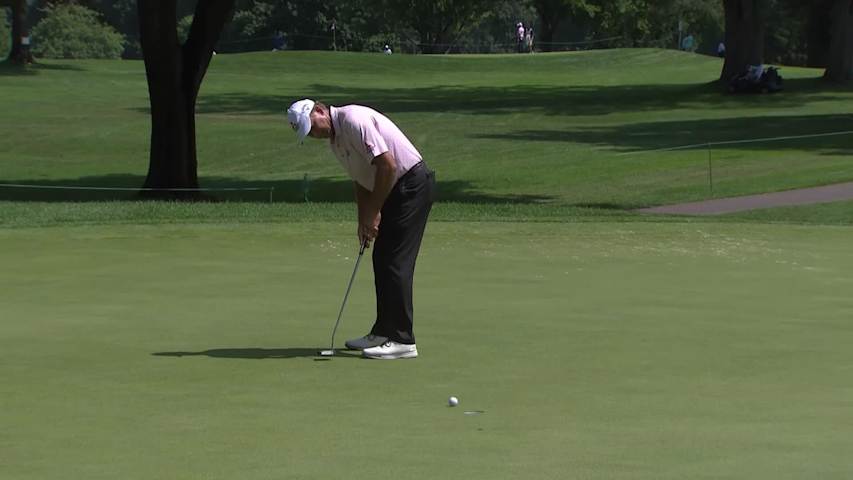 Retief Goosen makes birdie on No. 6 at Kaulig Companies Championship
