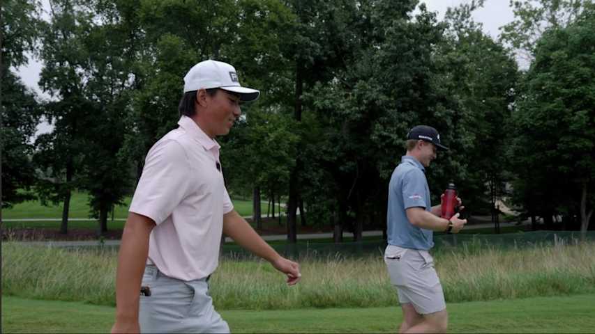 Mic’d Up: BYU sophomore Kihei Akina makes fourth PGA TOUR start