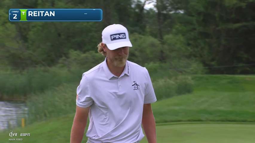 Kristoffer Reitan hits tee shot to 8 feet, sets up birdie on No. 11 at RBC Canadian