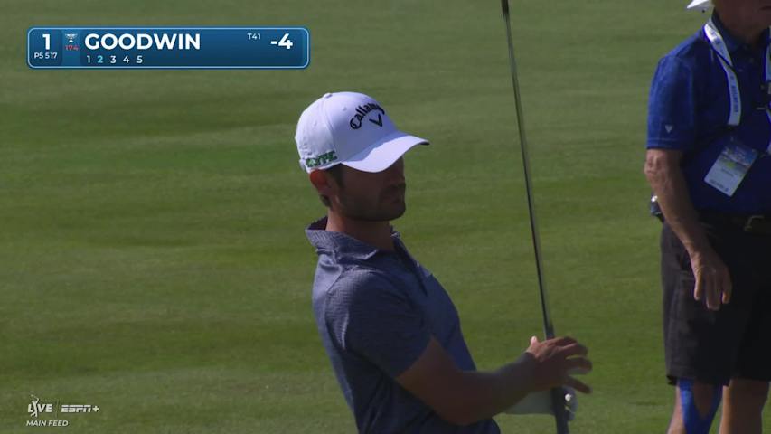 Noah Goodwin makes birdie on No. 1 at RBC Canadian