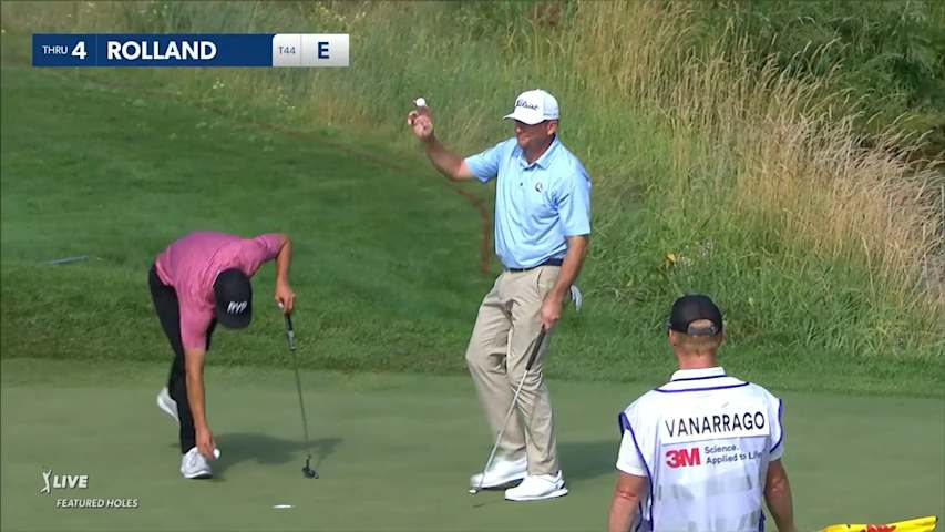 Eric Rolland sends tee shot 3-feet from the hole at 3M Open
