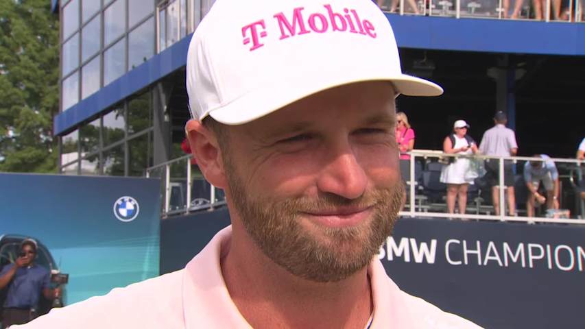 Wyndham Clark interview after winning BMW Championship