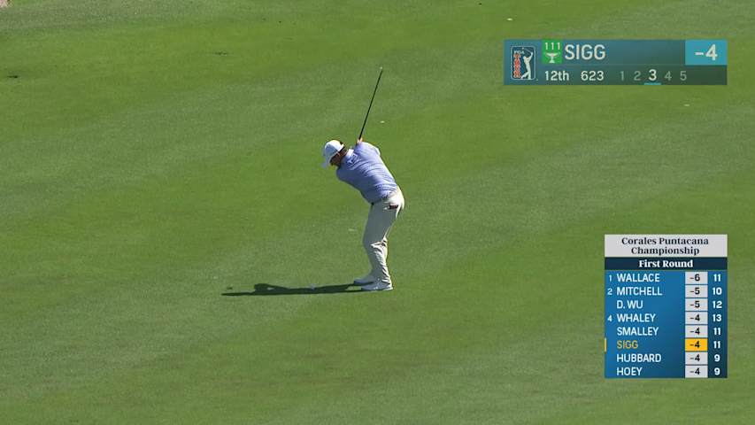 Greyson Sigg's magnificent approach leads to birdieat Corales Puntacana