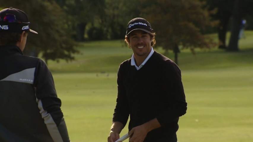 Puma Dominguez rides a solid drive into solo lead at Roberto De Vicenzo
