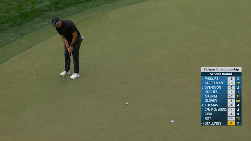 Scott Stallings makes 12-foot birdie on No. 12 at Valspar