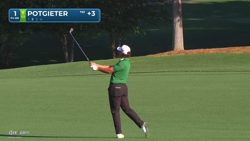Aldrich Potgieter's 173-yard approach sets up birdie on No. 1 at Truist Championship