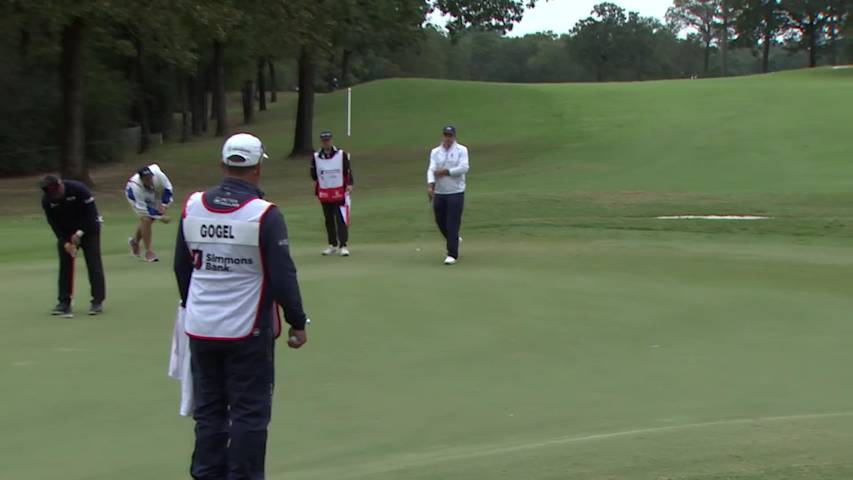 K.J. Choi makes birdie putt on No. 12 at Simmons Bank Championship