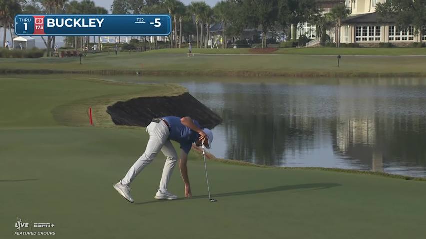 Troy Merritt makes birdie on No. 10 at The RSM Classic