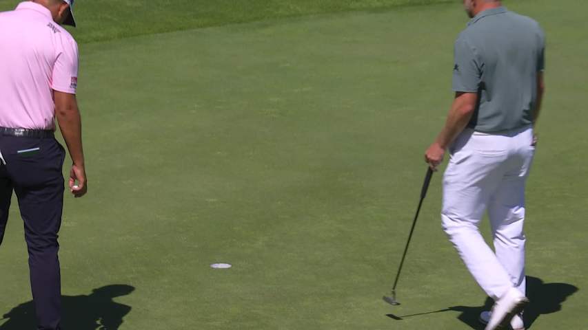 David Skinns sinks 32-foot birdie putt on No. 7 at RBC Canadian