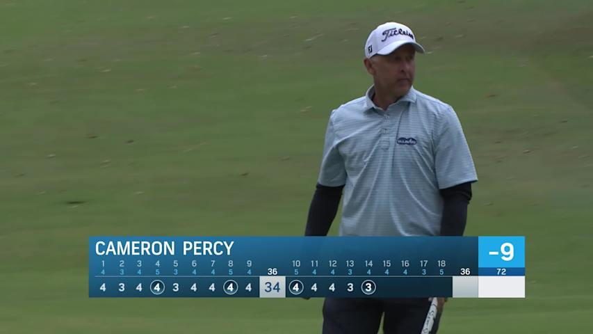 Cameron Percy makes birdie on No. 14 at Simmons Bank Championship