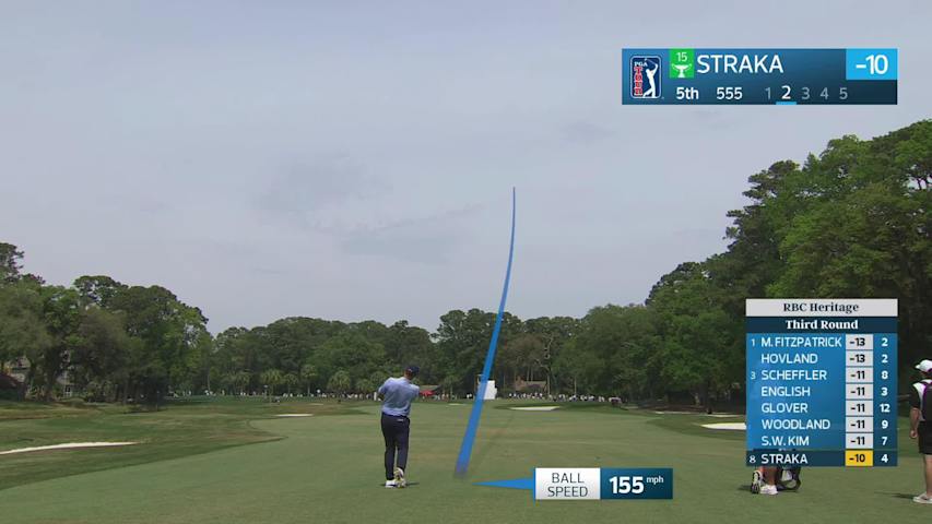 Sepp Straka reaches par-5 No. 5 in two, makes birdie at RBC Heritage