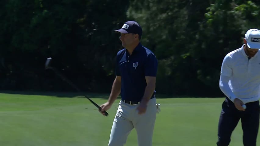 Rob Oppenheim takes lead with eagle putt on No. 6 at Club Car Championship