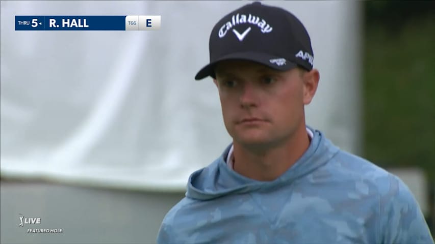 Ryan Hall's hole-high tee shot leads to birdie at RBC Canadian
