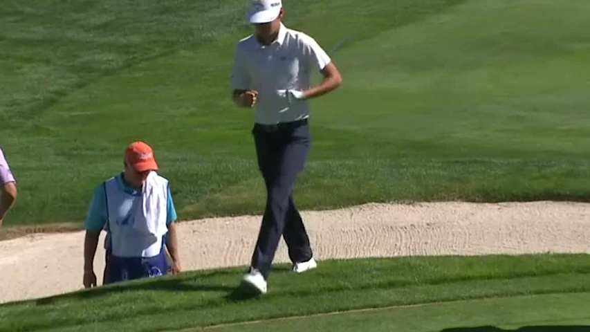 Dylan Meyer’s hole-out bunker shot at Barracuda