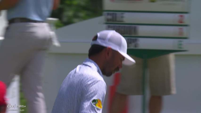 Chandler Phillips makes birdie on No. 14 at John Deere