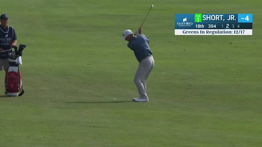 Wes Short, Jr. throws a dart to yield birdie at Sanford International