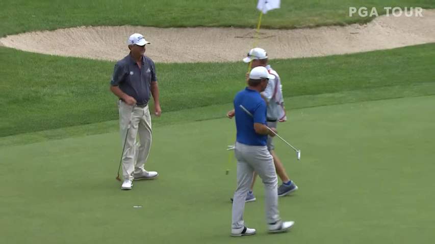 Wes Short, Jr. makes a birdie on No. 12 at DICK'S