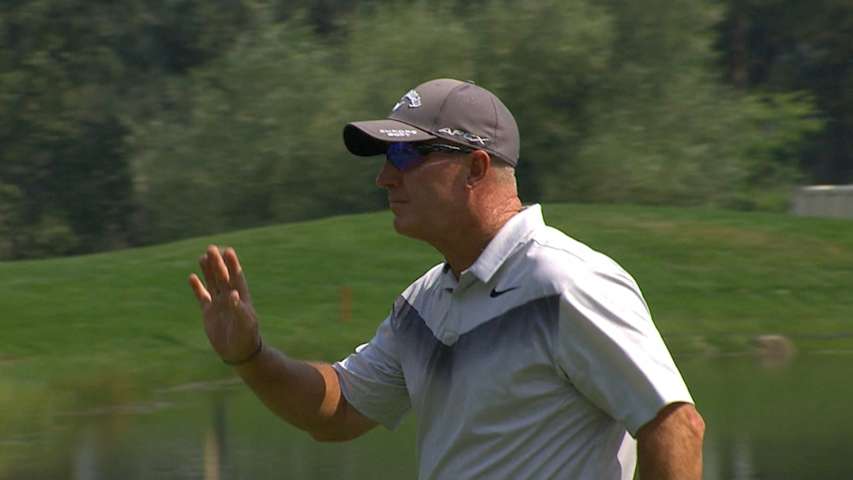 Barracuda Bonus highlights of hole No. 18 from Round 1