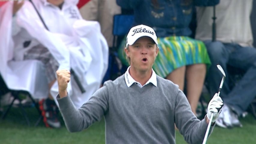 Matt Jones' chip-in to win playoff at Shell Houston Open
