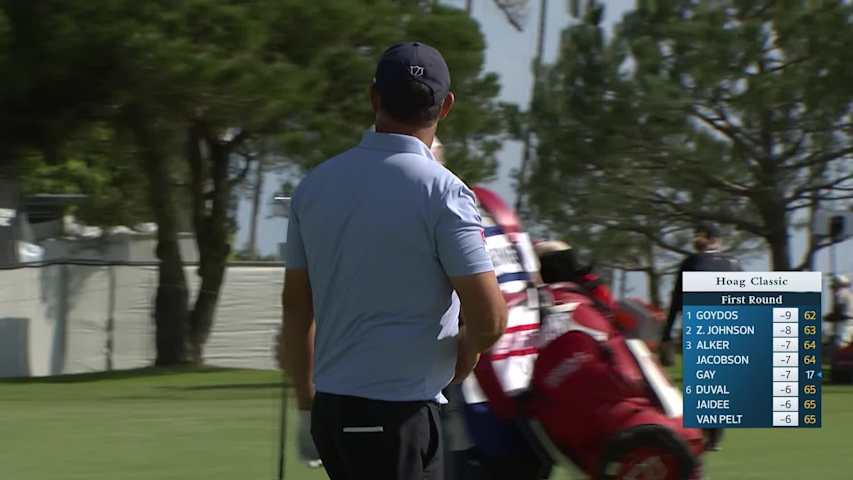 Padraig Harrington makes birdie on No. 18 at Hoag Classic