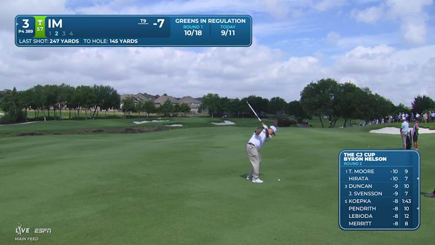 Sungjae Im gets up-and-down from 141 yards for birdie on No. 3 at THE CJ CUP