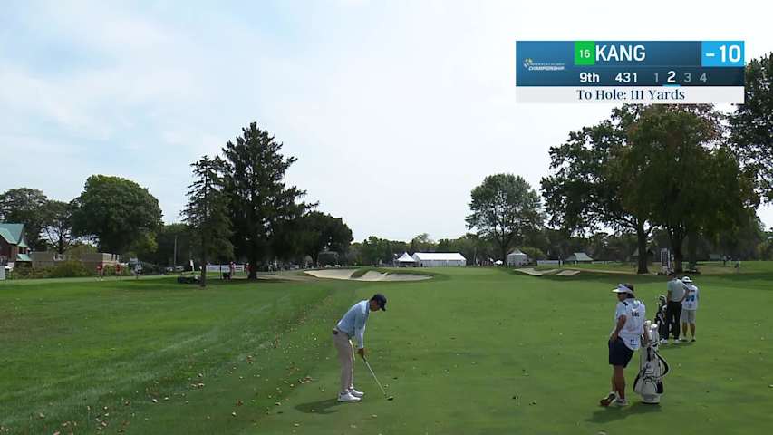 Jeffrey Kang makes birdie on No. 9 at Nationwide Children's