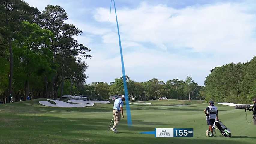 Jeremy Gandon makes birdie on No. 14 at Club Car Championship