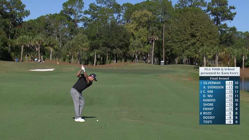 Alejandro Tosti makes birdie on No. 10 at PGA TOUR Q-School