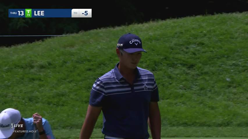 Danny Lee's tee shot to 3 feet and birdie at RBC Canadian