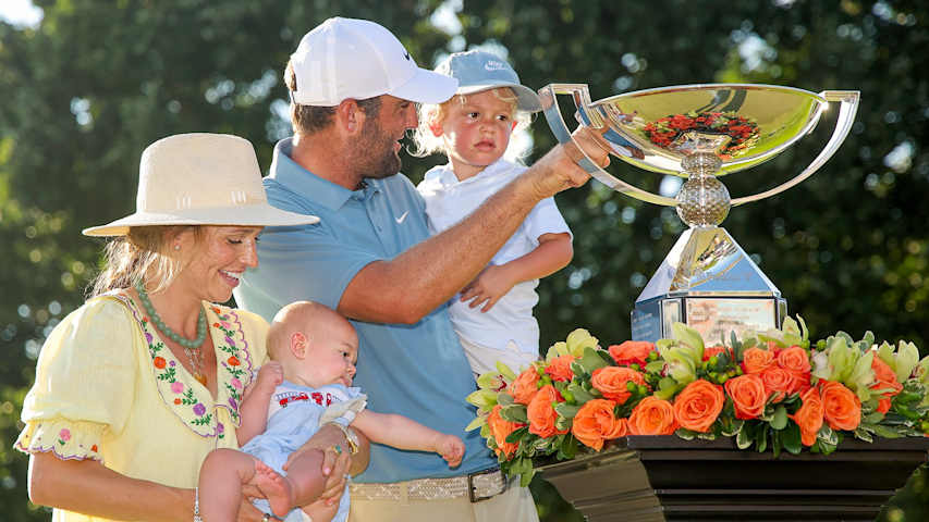 Scottie Scheffler mic’d up after winning TOUR Championship