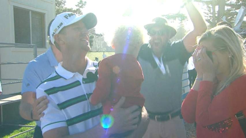 Vaughn Taylor wins the AT&T Pebble Beach Pro-Am