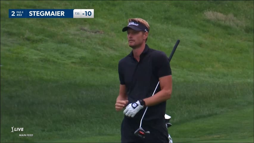 Brett Stegmaier makes birdie at Rocket Mortgage