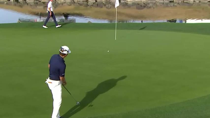 Talor Gooch closes with long birdie on No. 18 at Desert Classic