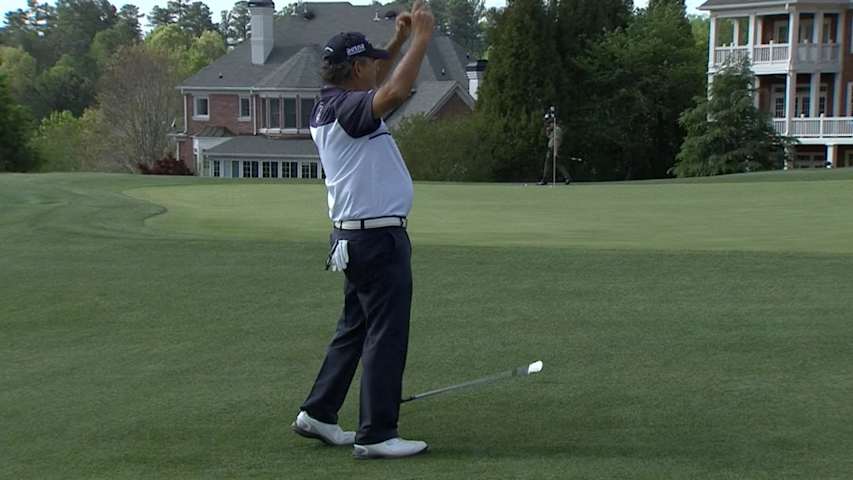 David Frost's priceless reaction at Mitsubishi Electric Classic
