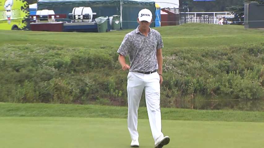Smylie Kaufman birdies No. 4 at RBC Canadian