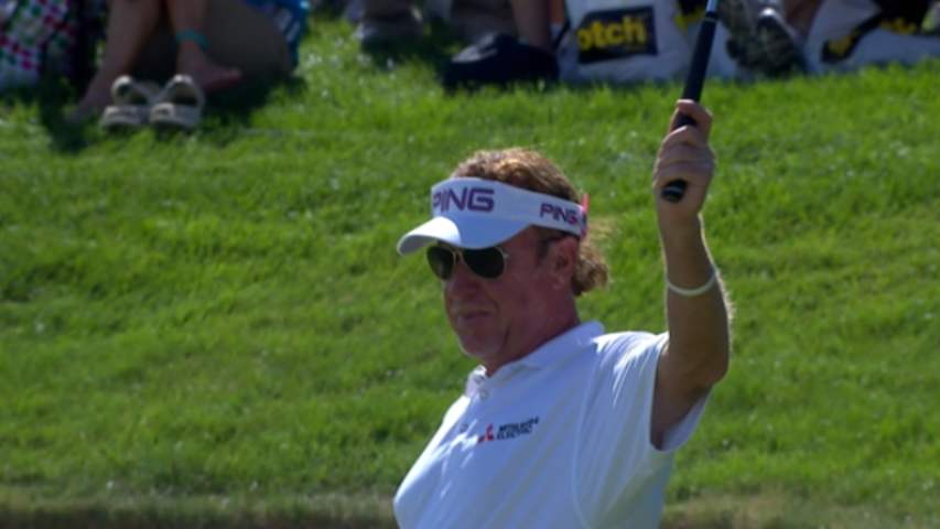 Miguel Angel Jimenez leads with bogey-free 63 at 3M Championship
