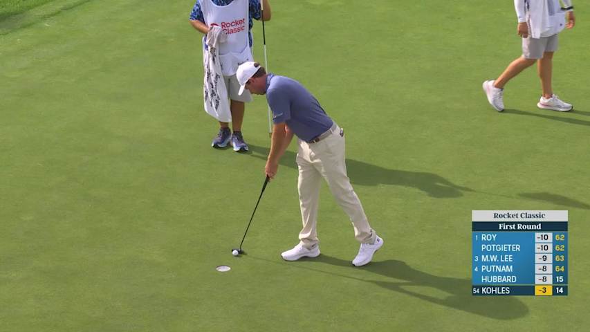 Ben Kohles makes birdie on No. 15 at Rocket Classic
