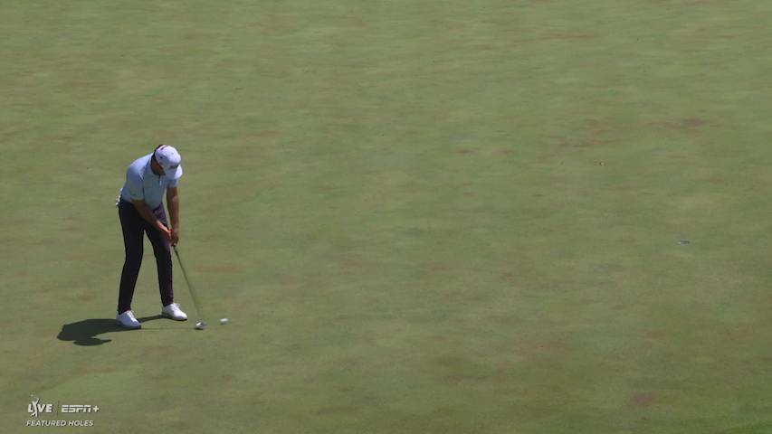 Jackson Suber makes birdie on No. 3 at John Deere