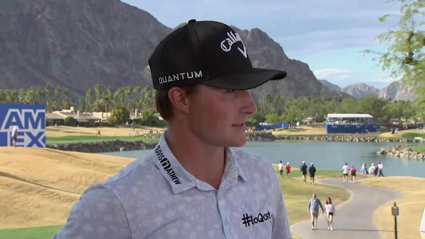 Blades Brown’s interview after Round 3 of The American Express