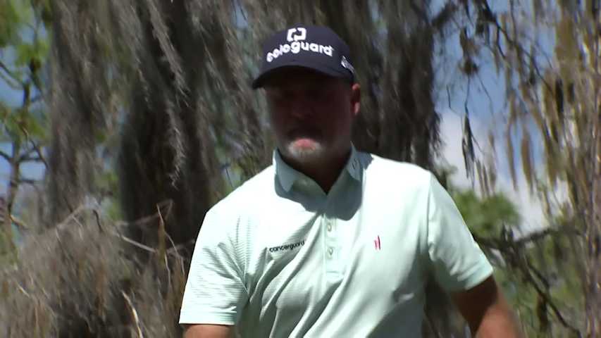 Jerry Kelly makes birdie on No. 16 at Chubb Classic