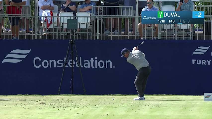 David Duval's tight tee shot leads to birdie at FURYK & FRIENDS
